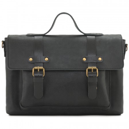 Кожаный портфель "Честер" (черный)