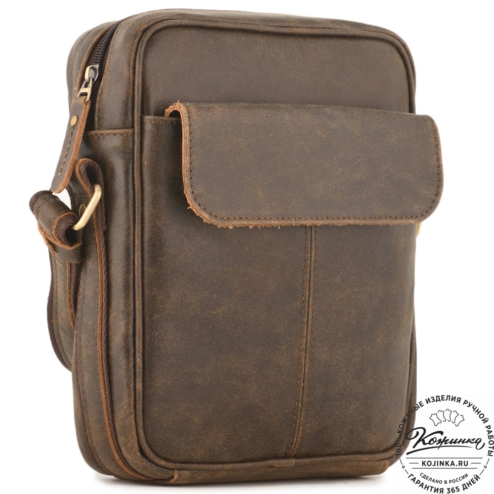 Кожаная сумка "Канада" (коричневая наппа)