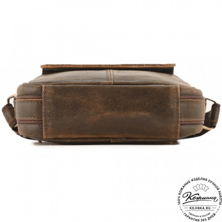 Кожаная сумка "Канада" (коричневая наппа)