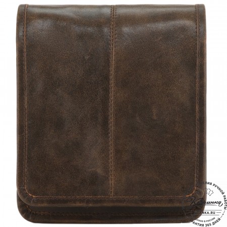 Кожаная сумка "Митчел мини" (коричневая наппа)