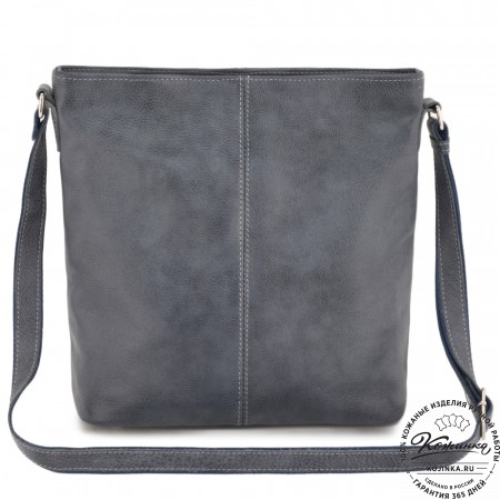 Женская кожаная сумка "Долорес" (джинс)