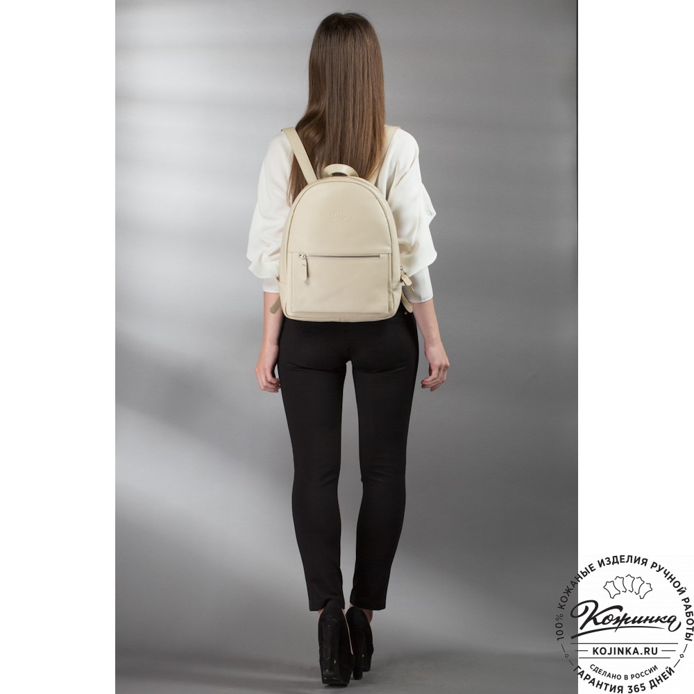 Кожаный рюкзак "Джессика" (чёрный)