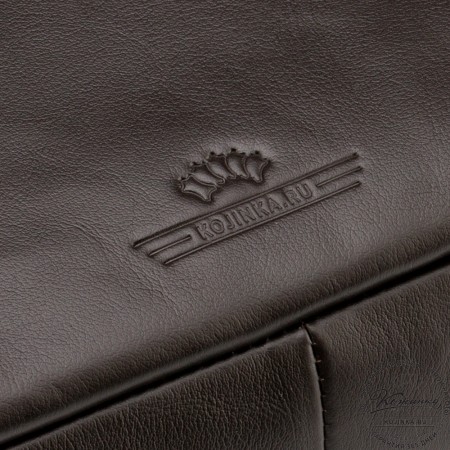 Кожаная деловая сумка "Андерсон" (коричневая) 