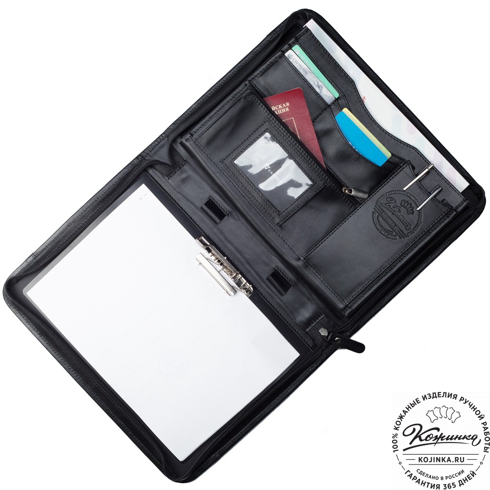 Папка для документов "Атташе" (чёрная)