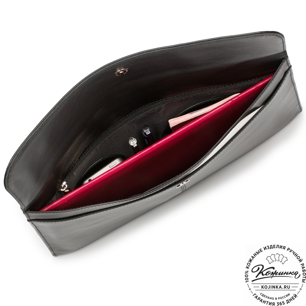 Папка для документов "Линда" (чёрная)