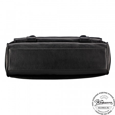 Кожаный портфель "Версаль" (черный)