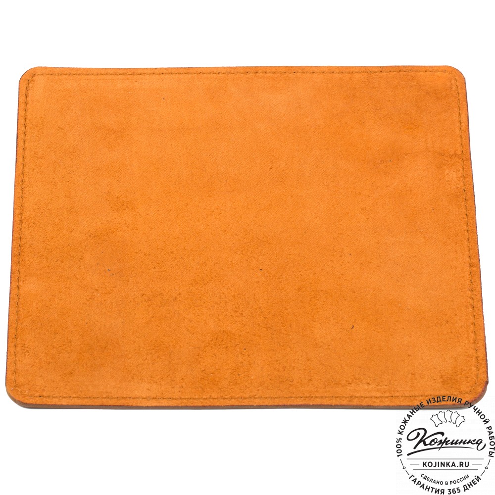 Кожаный коврик для мыши малый  (коричневый)