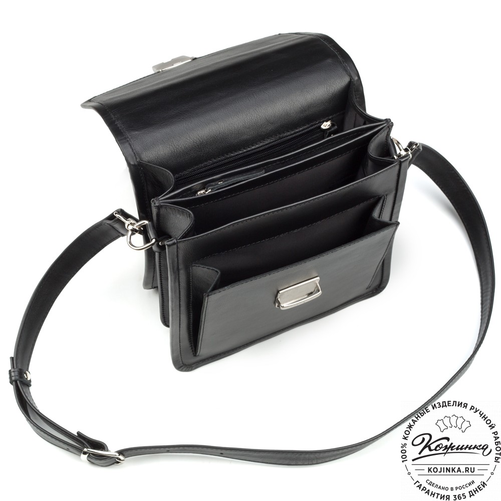 Кожаный планшет "Куба" (чёрный) 