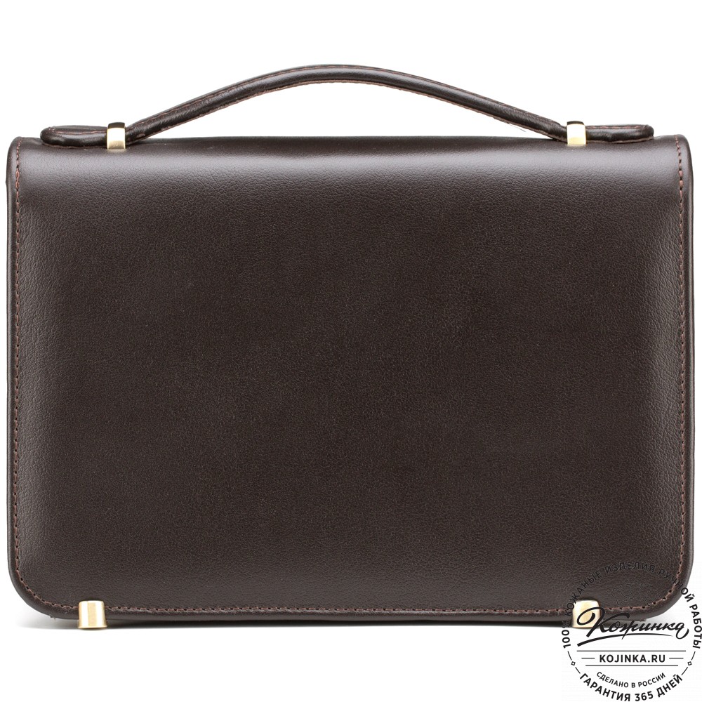 Кожаная барсетка "Колумбия" (коричневая)