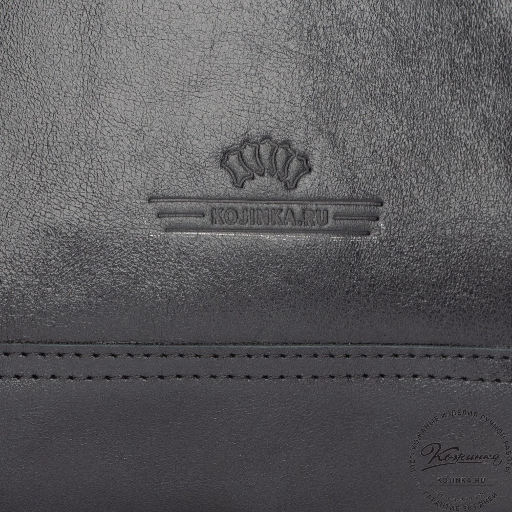 Кожаный рюкзак "Дрезден" (чёрный)