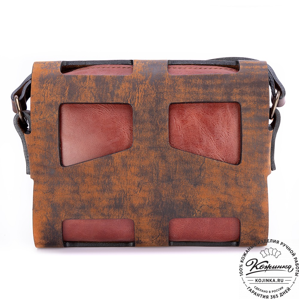 Женская кожаная сумка "Кортни" (старение)