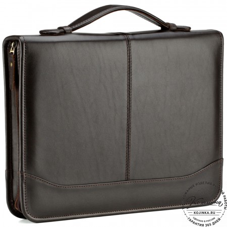 Папка для документов "Атташе" (тёмно-коричневая)