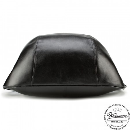 Кожаный рюкзак "Ургант" (чёрный)