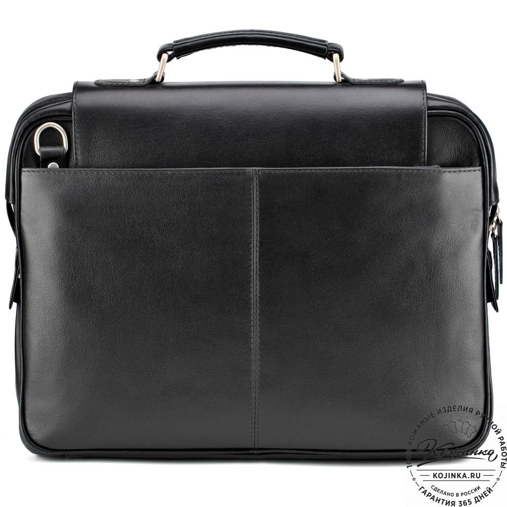 Кожаный портфель "Эдгар" (черный)