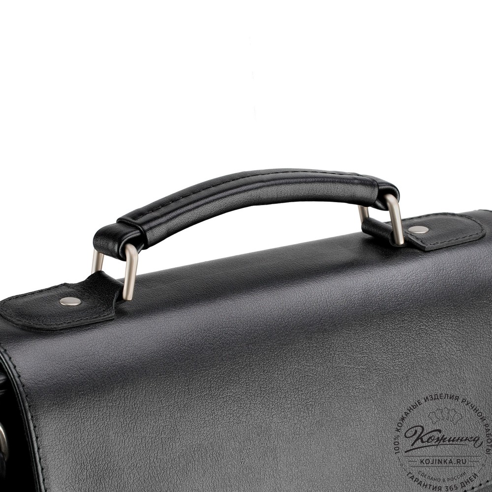 Кожаный портфель "Эдгар" (черный)