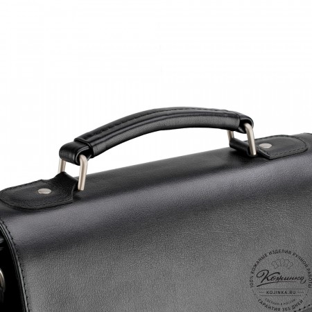 Кожаный портфель "Эдгар" (черный)