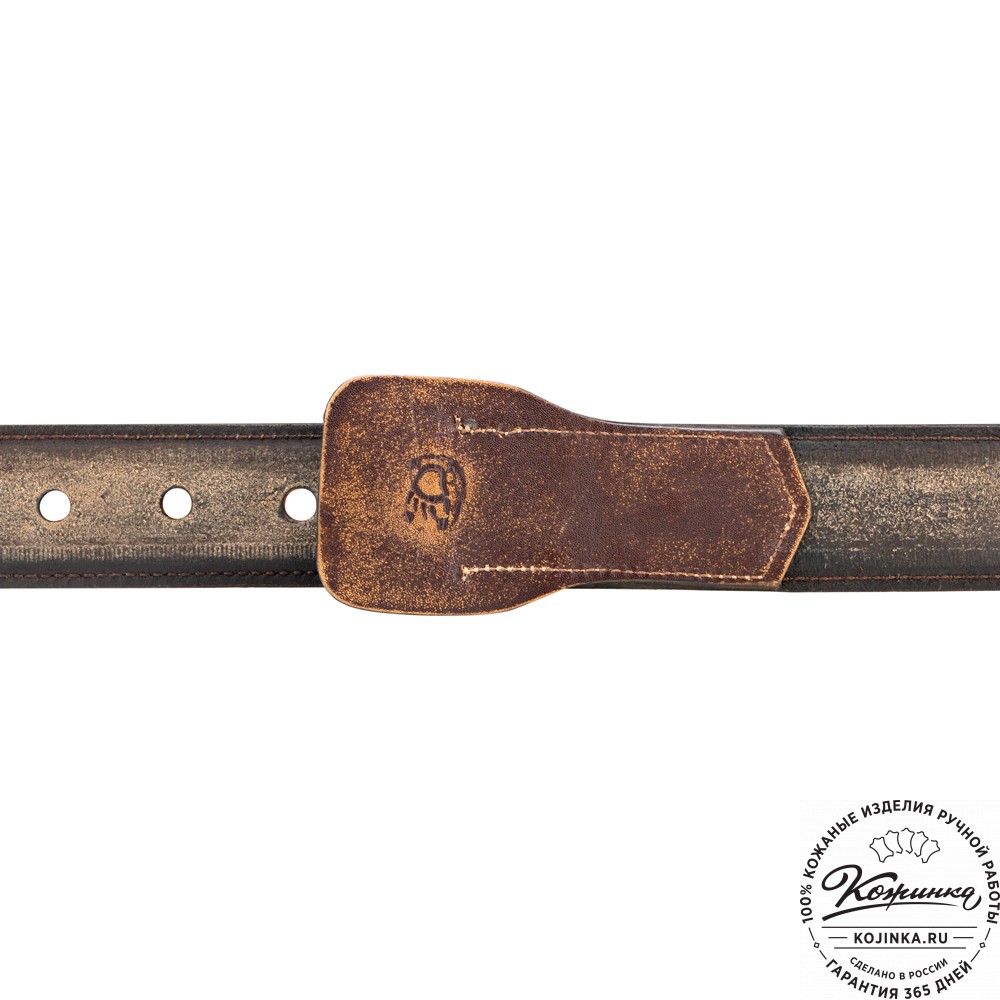 Кожаный ремень "Форестер"  (коричневый)