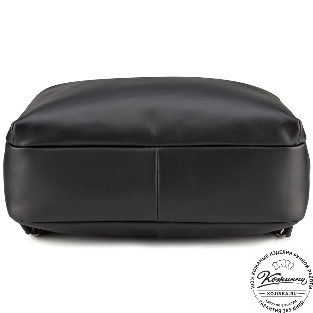 Кожаный рюкзак "Артур" (чёрный)
