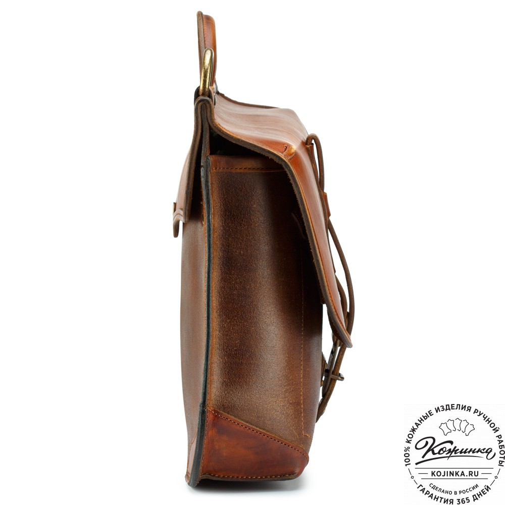 Кожаный портфель "Крокер" (коричневый)