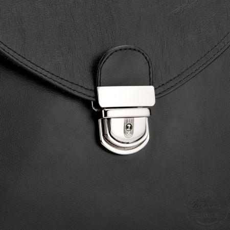 Кожаный портфель "Аскольд" (черный)