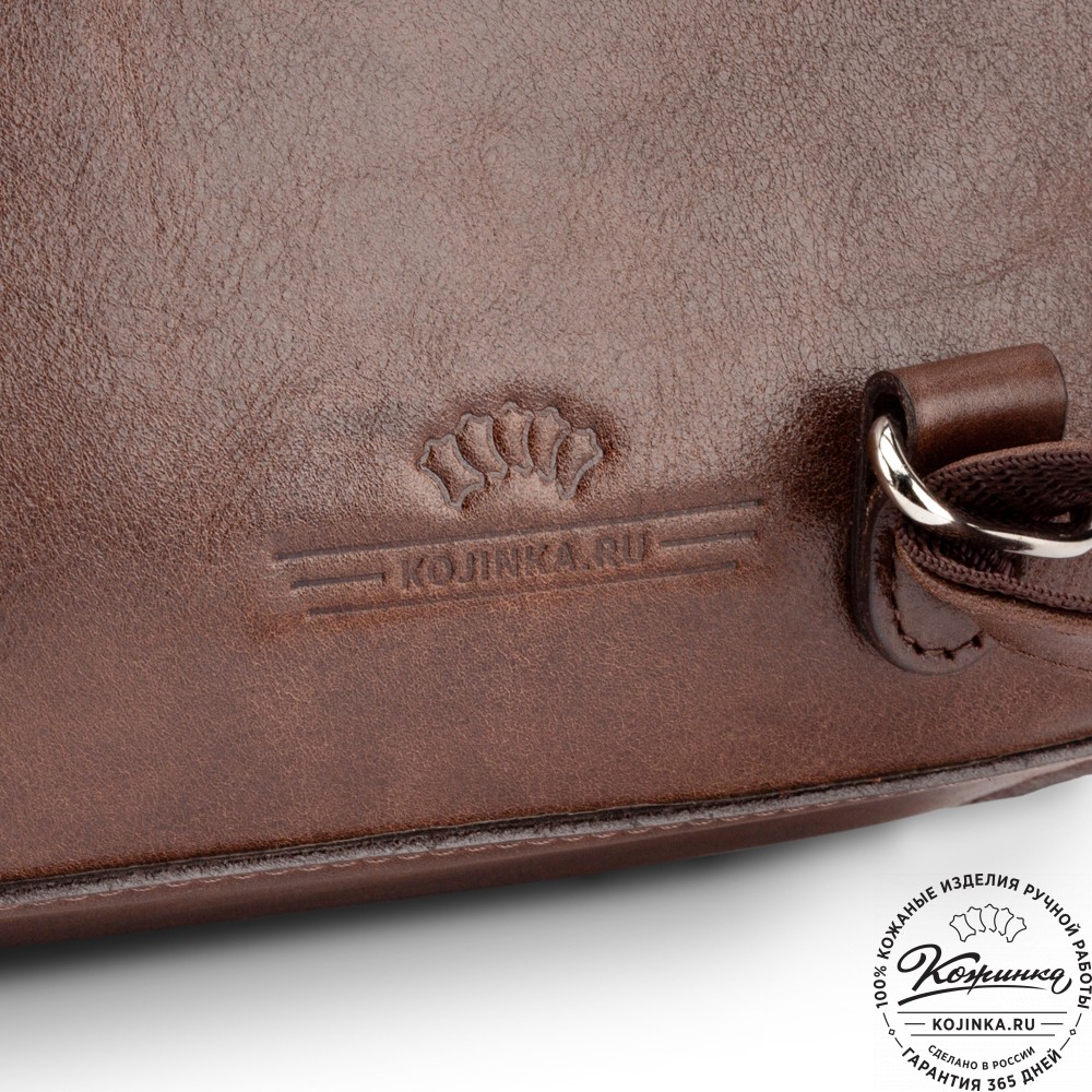 Женский кожаный рюкзак "Скарлетт" (коричневый)