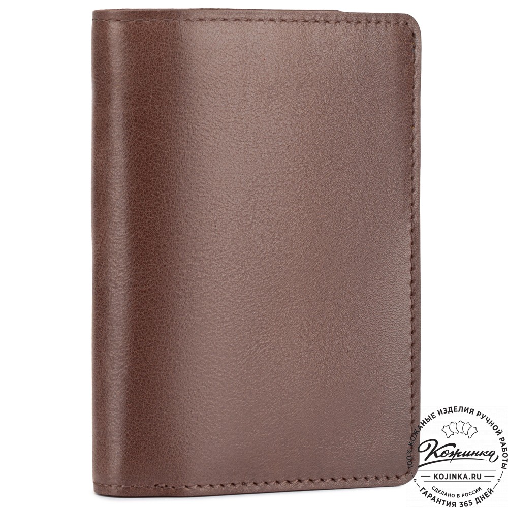 Кожаное портмоне "Япония" (коричневое)