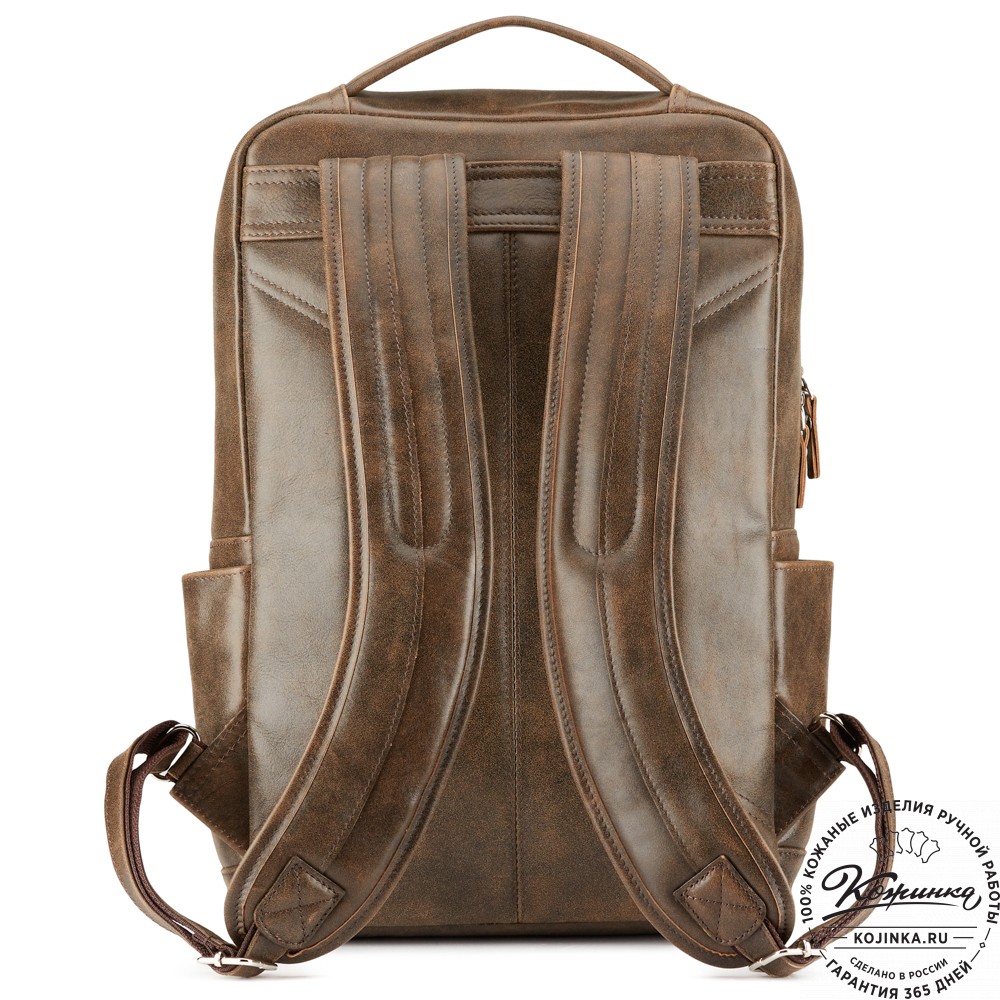 Кожаный рюкзак "Теодор" (коричневая наппа)