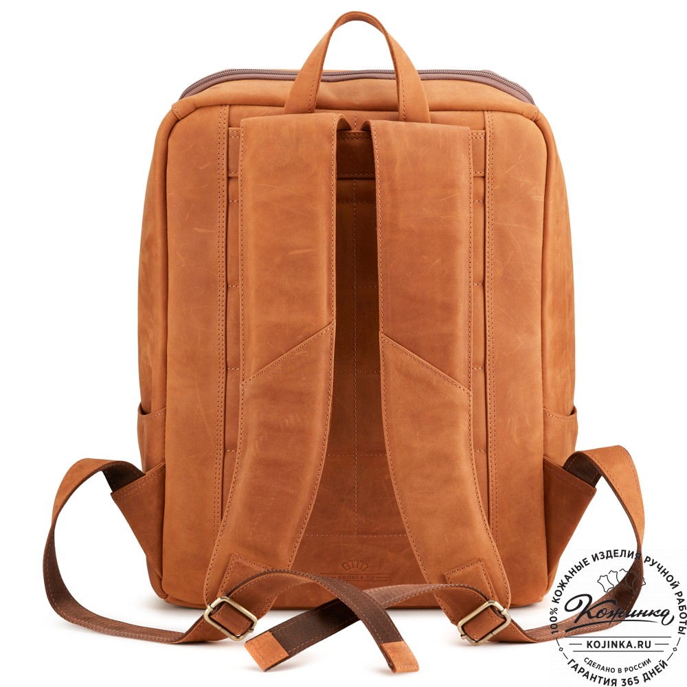 Кожаный рюкзак "Вена" (коричневый крейзи)