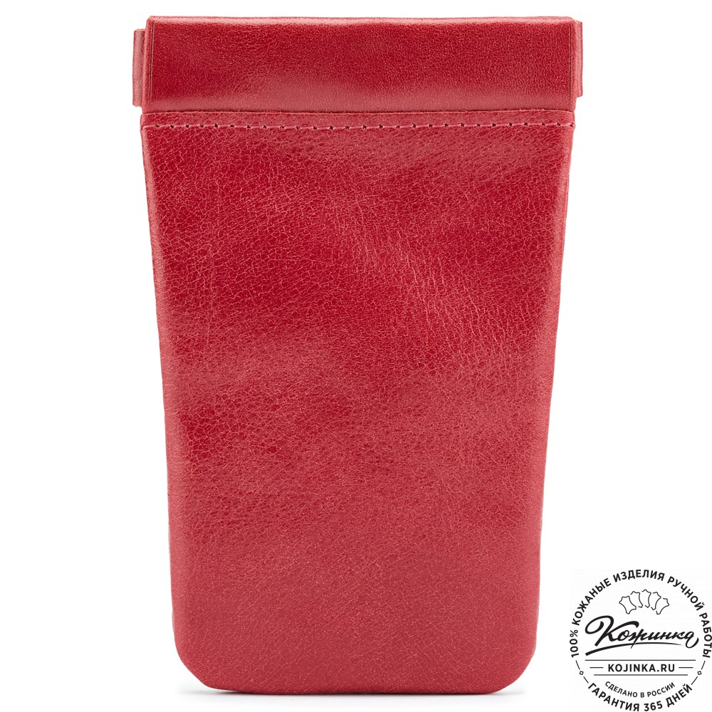 Кожаная ключница "Бельгия" (красная)