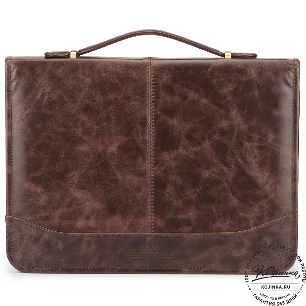 Папка для документов "Атташе" (тёмно-коричневый антик)
