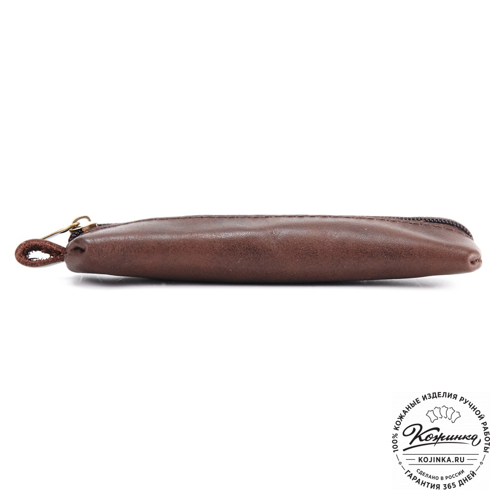 Кожаная ключница «Соло» "Кот в розовом"