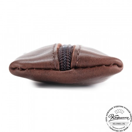 Кожаная ключница «Соло» "Кот в розовом"