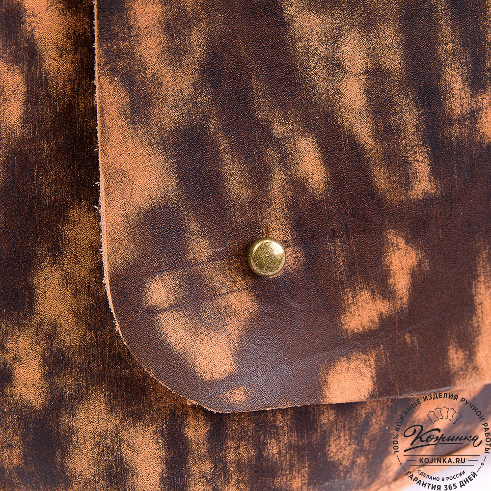 Кожаный рюкзак "Санчо" (старение рыжий)