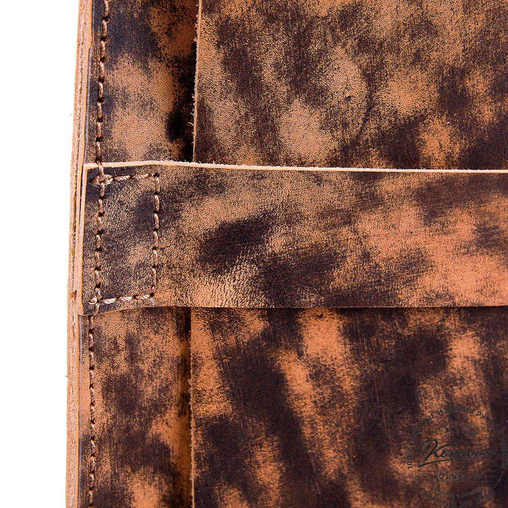 Кожаный рюкзак "Санчо" (старение рыжий)