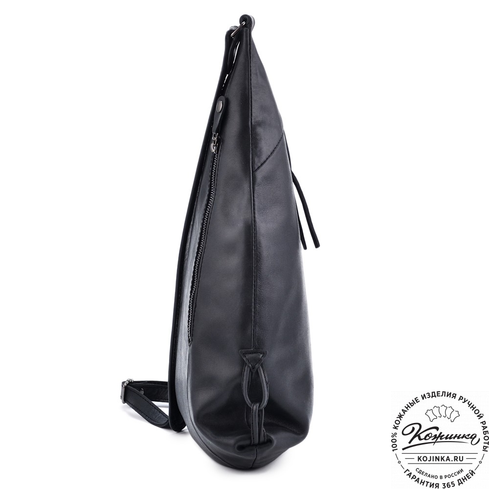 Кожаный рюкзак "Африка" (чёрный)