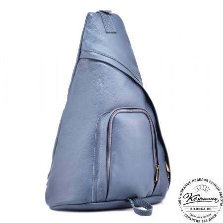 Кожаный рюкзак "Фобос" (джинс)