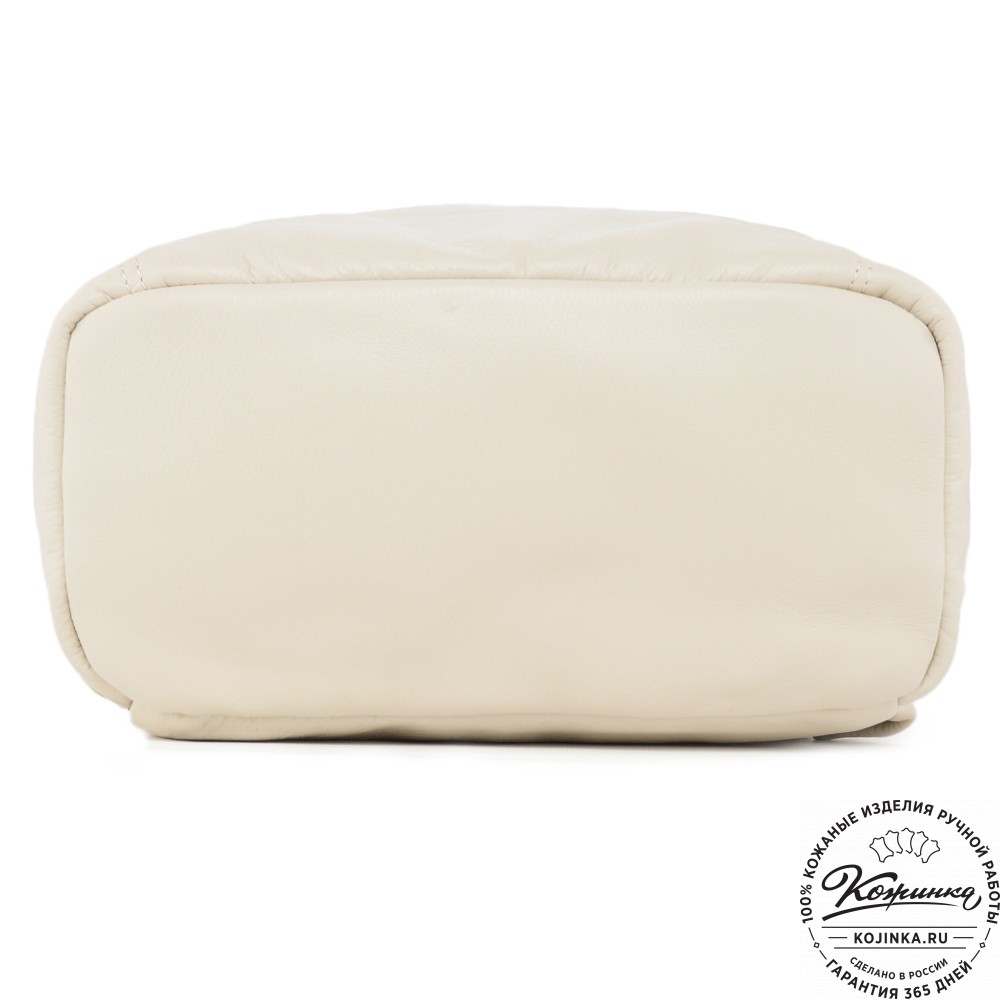  Кожаный рюкзак "Аргентум" (бежевый)