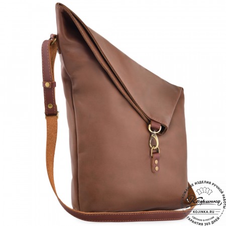  Кожаная сумка "Верона" (коричневая)