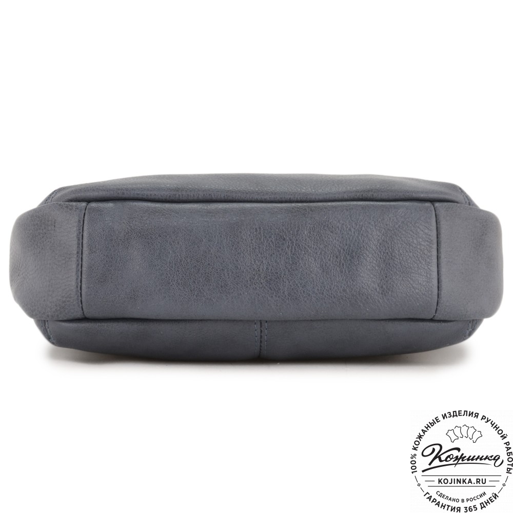 Женская кожаная сумка "Нева" (джинс)