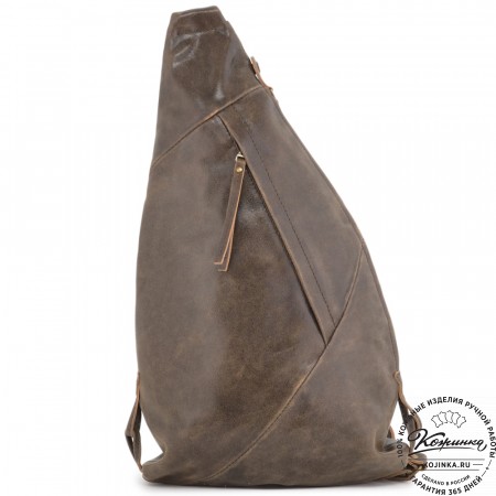 Кожаный рюкзак "Африка" (коричневый наппа)