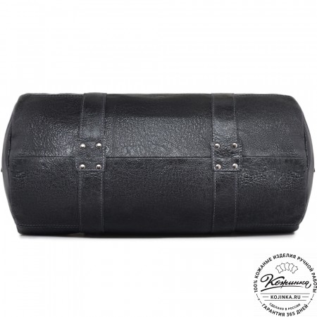  Кожаная сумка "Тайлер" (глянец черный)