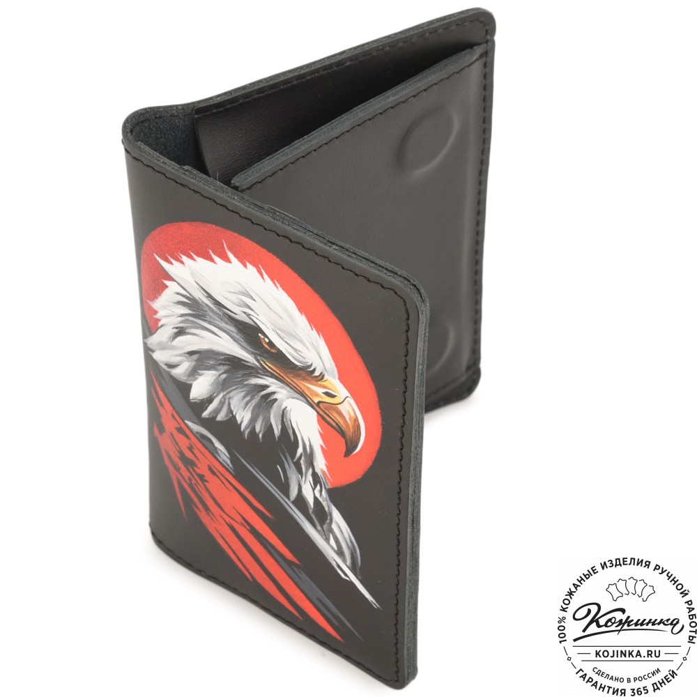 Кожаный бумажник для документов "Неаполь" "Орел"
