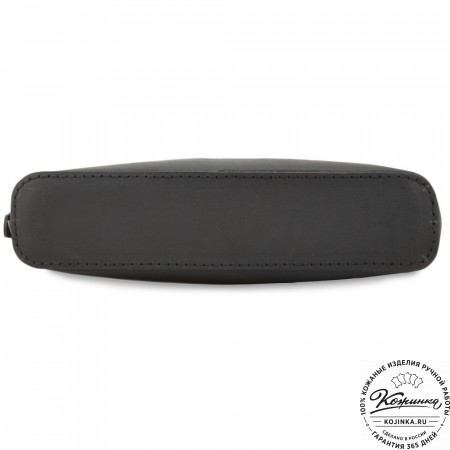  Кожаная сумка "Родос" "Мотоцикл" (черная)