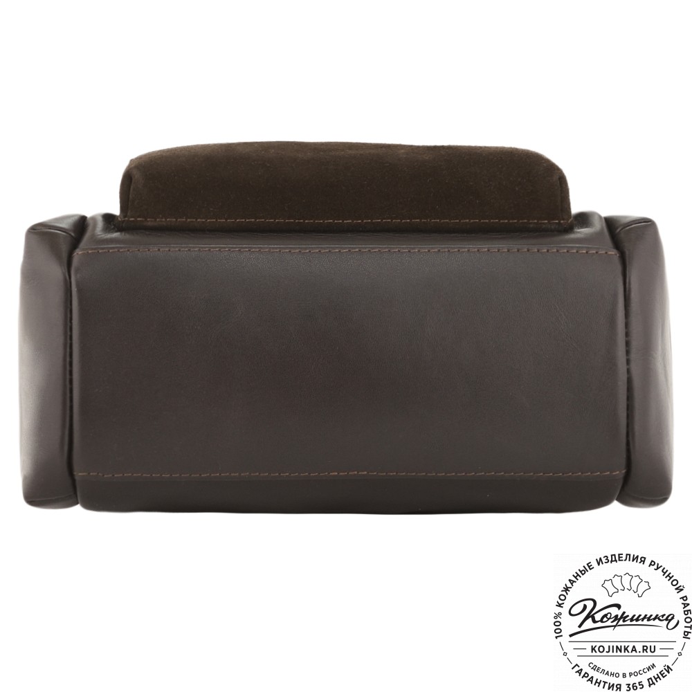 Женский кожаный рюкзак "Франческа" (темно-коричневый)