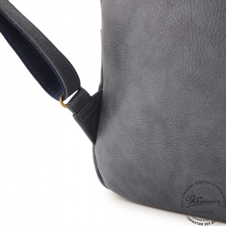 Кожаный рюкзак "Рамона" (джинс)