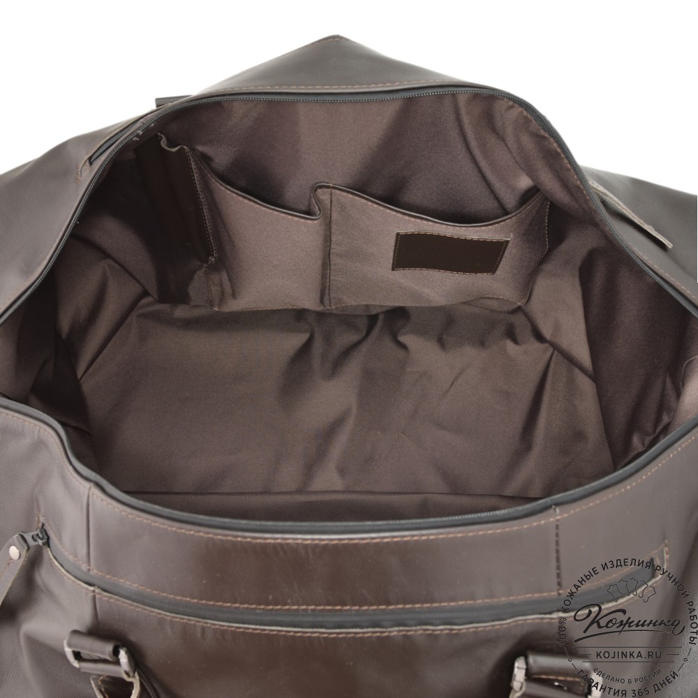 ККожаная дорожно-спортивная сумка "Англия БИГ" (коричневый)