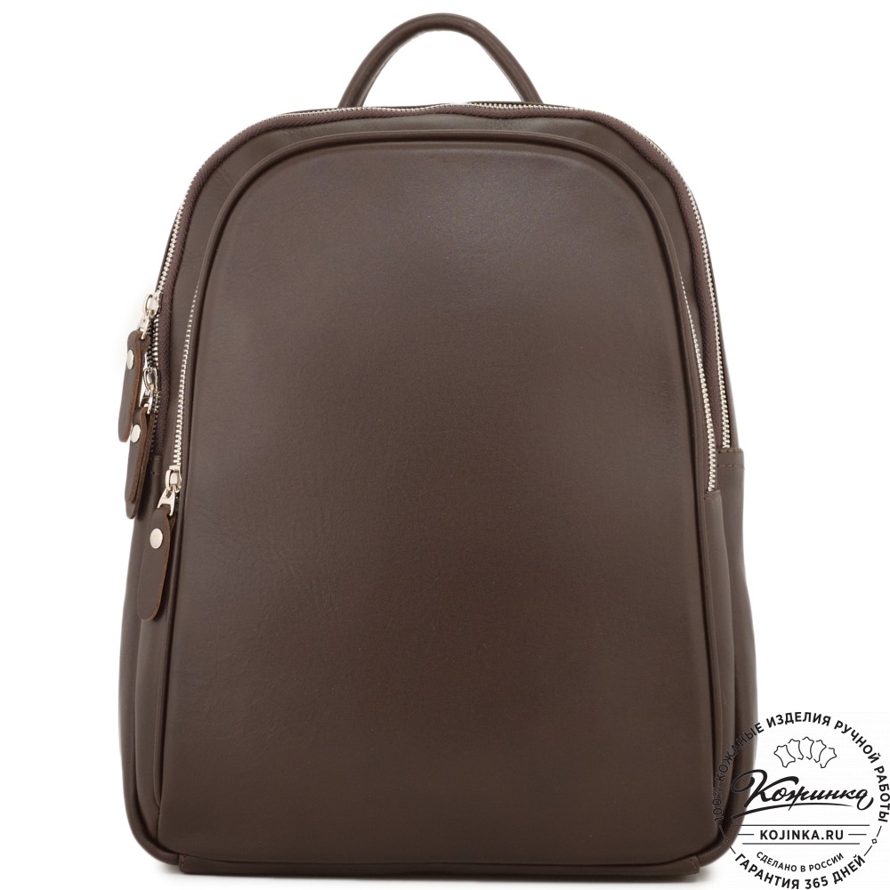 Кожаный рюкзак "Рамона" (коричневый)