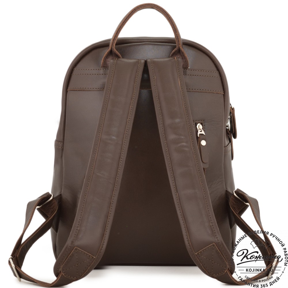 Кожаный рюкзак "Рамона" (коричневый)