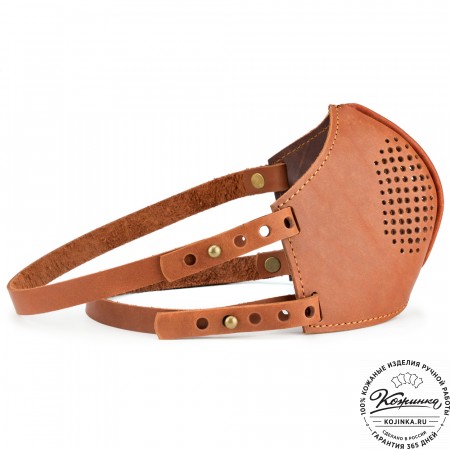 Кожаная маска Ренегат (коричневая)