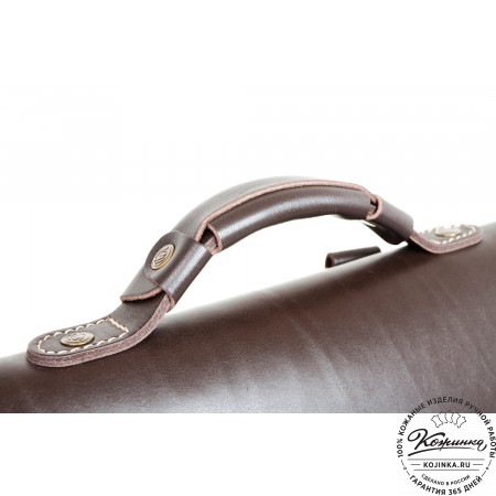 Кожаный рюкзак "Спэйс" (темно-коричневый)